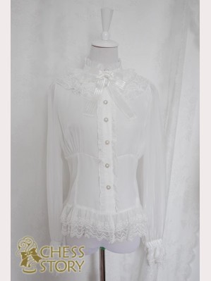 SALE! Chess Story Doll Theater Lolita Blouse - Color White Size M (C83)